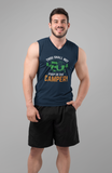 Not poop in camper; 100% cotton Seamless double-needle ⅞” neck Double -needle armholes and hem