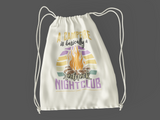 Campfire rednect night club; 100% Cotton sheeting Dyed-to match draw cord closure