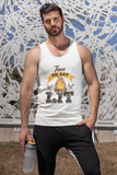 S. Soft 100% cotton tank top. Removable tag for comfort