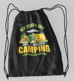 Camping and waiting for camping;100% Cotton sheeting Dyed-to match draw cord closure