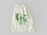 Big dill;100% Cotton sheeting Dyed-to match draw cord closure