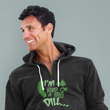 Big dill; Full-zip hoodie sweatshirt