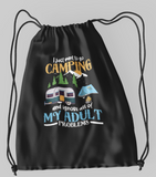 Ignore all adult problems; 100% Cotton sheeting Dyed-to match draw cord closure