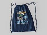 Ignore all adult problems; 100% Cotton sheeting Dyed-to match draw cord closure