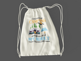 Ignore all adult problems; 100% Cotton sheeting Dyed-to match draw cord closure