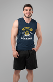 Camp Cocktail; 100% cotton Seamless double-needle ⅞” neck Double -needle armholes and hem