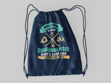 Camp Chugabrewski, ; 100% Cotton sheeting Dyed-to match draw cord closure