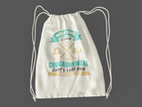 Camp Chugabrewski, ; 100% Cotton sheeting Dyed-to match draw cord closure