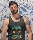 Camp Chugabrewski, ; Soft 100% cotton tank top. Removable tag for comfort