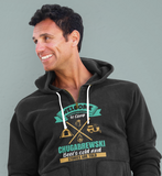 Camp Chugabrewski , ; Full-zip hoodie sweatshirt
