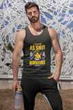 Classy as shit; 100% cotton tank top. Removable tag for comfort