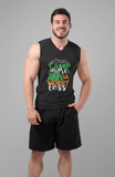 Camp more worry less; 100% cotton Seamless double-needle ⅞” neck Double -needle armholes and hem