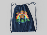 Beer & Sunshine; 100% Cotton sheeting Dyed-to match draw cord closure