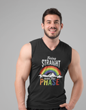Being Straight was phase; 100% cotton Seamless double-needle ⅞” neck Double -needle armholes and hem