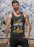 Campfires & Cocktails; Soft 100% cotton tank top. Removable tag for comfort