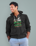 Camp hair; Full-zip hoodie sweatshirt