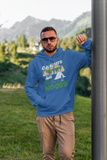 Campers do it in woods; Team  up hoodie sweatshirt