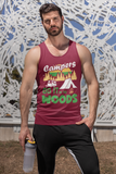 Campers do it in woods; Soft 100% cotton tank top. Removable tag for comfort