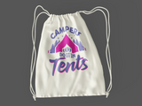 Campers do it in tents; 100% Cotton sheeting Dyed-to match draw cord closure