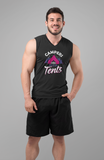 Campers do it in tents; 100% cotton Seamless double-needle ⅞” neck Double -needle armholes and hem