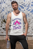 Campers do it in tents; Soft 100% cotton tank top. Removable tag for comfort