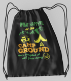 What happends get laughed at; 100% Cotton sheeting Dyed-to match draw cord closure