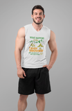 What happeneds get laughted at ; 100% cotton
Seamless double-needle ⅞” neck
Double -needle armholes and hem