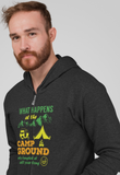 What happends get laughed at; Full-zip hoodie sweatshirt