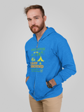 What happends get laughed at; Full-zip hoodie sweatshirt