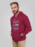 What happens posted on Facebook; Full-zip hoodie sweatshirt
