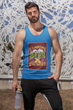 Camping and Beer; 100% cotton tank top. Removable tag for comfort