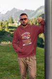Campers feed mosquitoes; Pull-over hoodie sweatshirt