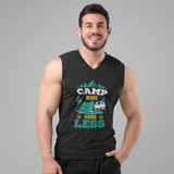 Camp more; 100% cotton Seamless double-needle ⅞” neck Double -needle armholes and hem