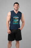 Camp more; 100% cotton Seamless double-needle ⅞” neck Double -needle armholes and hem