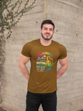 Camping hot guys; Classic silhouette 100% cotton Tee Removable tag for comfort
