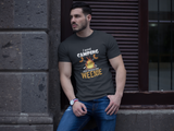 Burned my weenie; 100% cotton Tee Removable tag for comfort