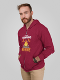 Burned my weenie; Full-zip hoodie sweatshirt