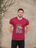 Camp to escape own species; 100% cotton Tee Removable tag for comfort