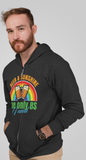 Beer & Sunshine; Full-zip hoodie sweatshirt
