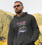 Camping favorite therapy; Pull-over hoodie sweatshirt