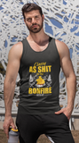Classy as shit; 100% cotton tank top. Removable tag for comfort