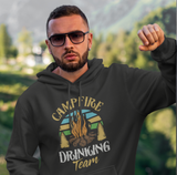 Campfire Drink Team; Pull-over hoodie sweatshirt