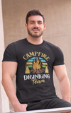 Campfire Drink Team; Classic silhouette, 100% cotton Tee Removable tag for comfort