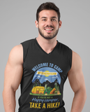 Camp Quitcherbitchin; 100% cotton Seamless double-needle ⅞” neck Double -needle armholes and hem