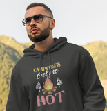 Campfires get me Hot; Pull-over hoodie sweatshirt