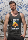 Bonfire is a nightclub; Soft 100% cotton tank top. Removable tag for comfort