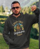 Campfire Drink Team; Pull-over hoodie sweatshirt