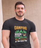 Camping. Get toasted; 100% cotton Tee Removable tag for comfort