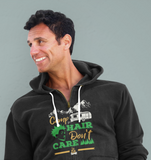 Camp hair; Full-zip hoodie sweatshirt