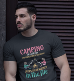 drops wiener in fire; 100% cotton Tee Removable tag for comfort